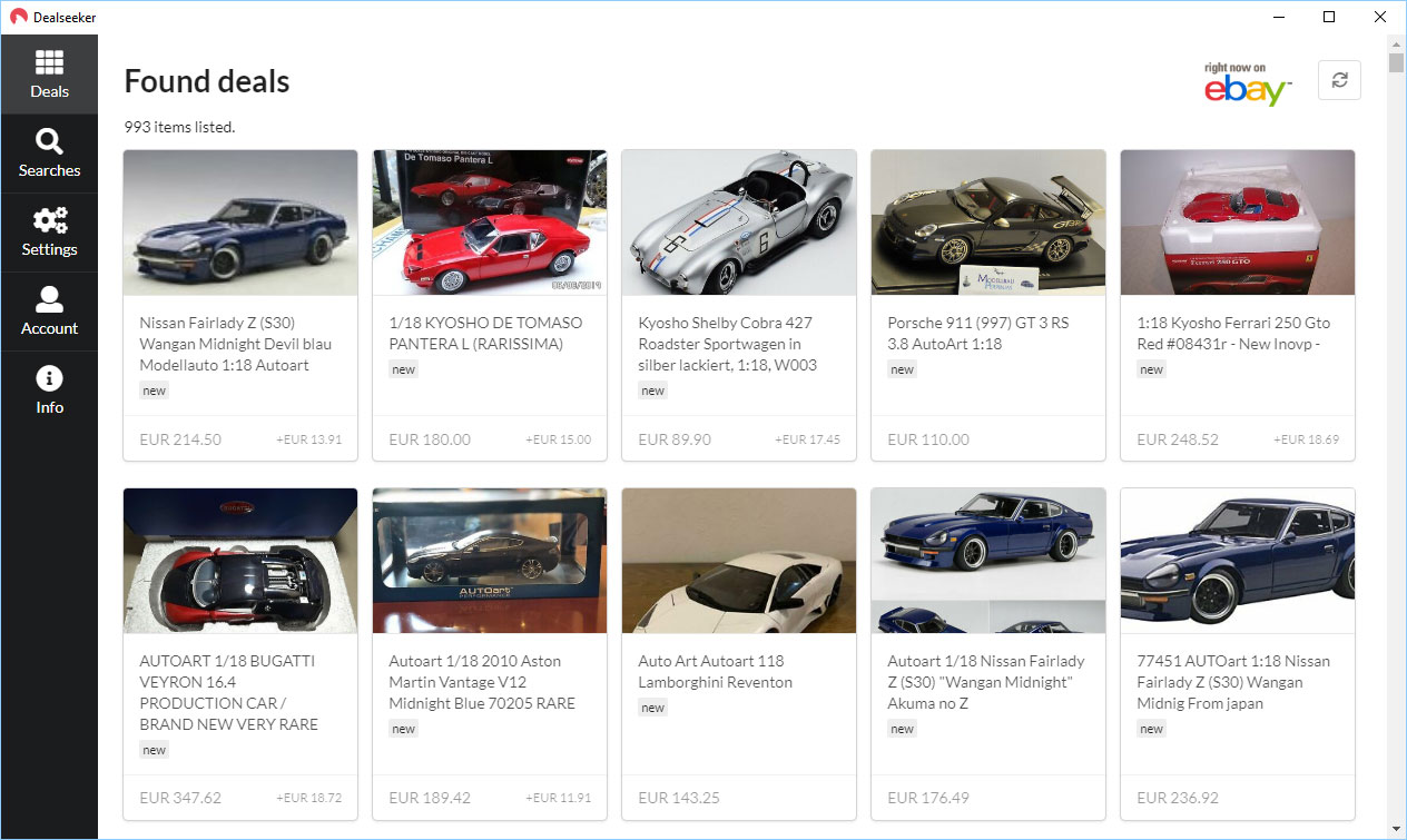 Dealseeker screenshot